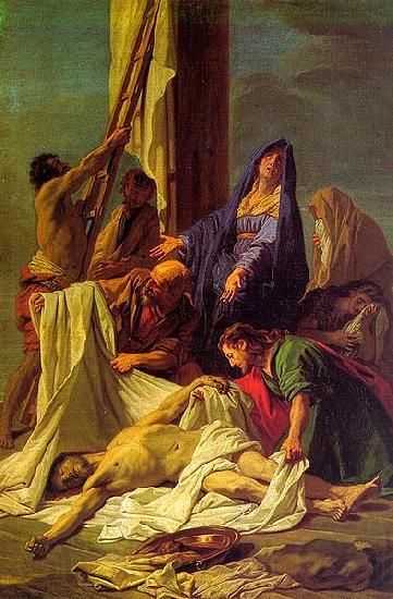 Jean-Baptiste Jouvenet The Descent from the Cross Spain oil painting art